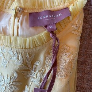 NWT Jessa Kae Juliette Yellow Dress Size XL